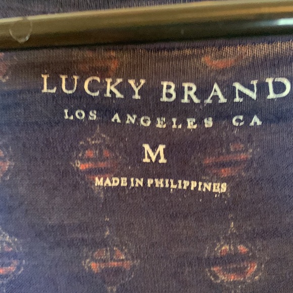 Lucky Brand High Low Boho Graphic T-shirt - Picture 4 of 10